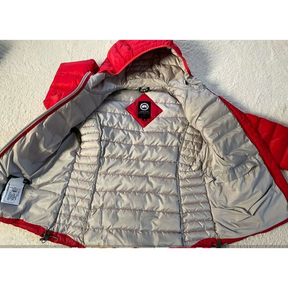 Canada Goose Brookvale Red Coat Jacket Authentic EUC Down Parka L-READ DESCR - Picture 7 of 14